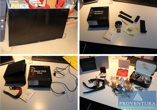 Versteigerung aus Nachlass 4K-TV Grundig, SAMSUNG Watch, SAMSUNG Gear Fit 2 Pro, Schmuck, CDs, DVDs, Schallplatten, etc. 37077 Göttingen