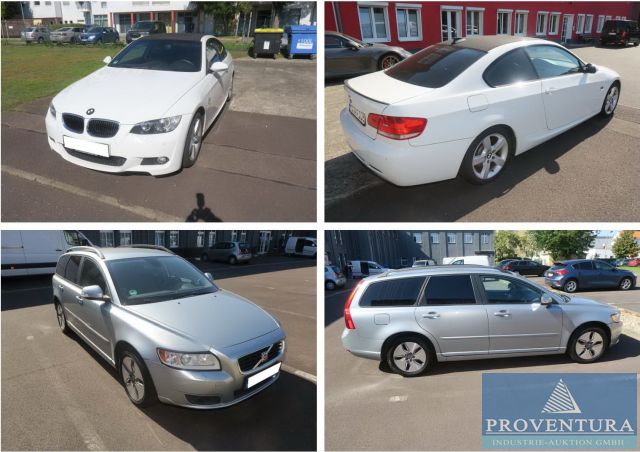 Fahrzeug-Auktion: BMW 320 Coupe, EZ. 04.2009, VOLVO V50 1.6 D, EZ. 05.2010 - sehr gepflegter Zustand !