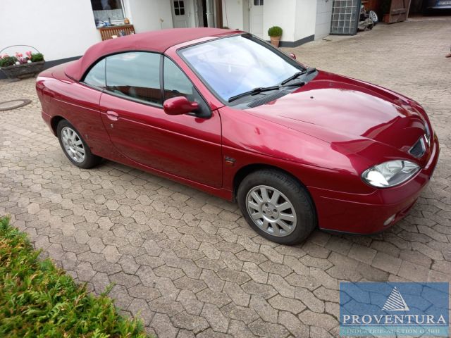 Versteigerung: Renault Megane Cabrio 1.6 16V Karmann, EZ 2002, 110.000 km, Klima, elektrisches Dach, Teilleder, Aluminiumfelgen, 2. Hand, sehr gepflegt