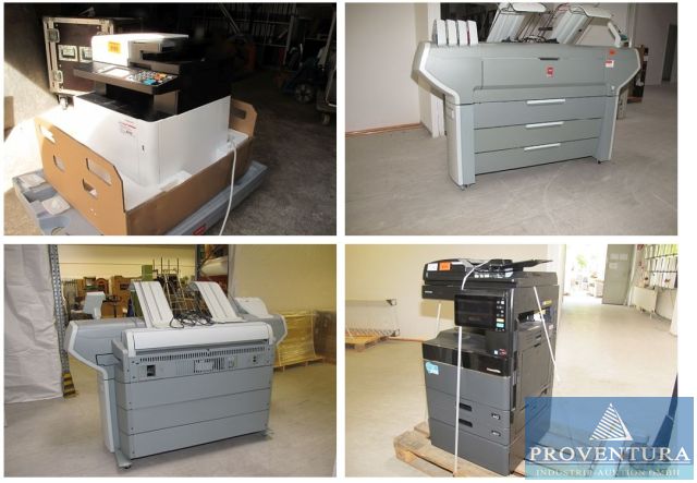 Aus Leasing: Plotter OCE ColorWave 600, Multifunktionsgerät UTAX P-C2655w MFP, Multifunktionsgerät TOSHIBA eStudio 2508A