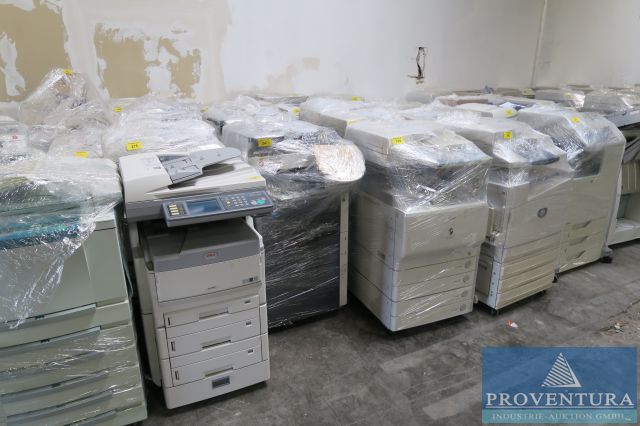 Versteigerung Sonderposten: 225 Multifunktionsgeräte und Laserdrucker HP und Lexmark, 1 Position, Startpreis € 500,-