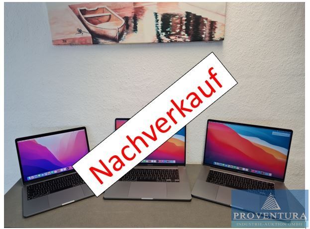 Nachverkauf aus Insolvenz: 1x Laptop APPLE Macbook A1706, 17 LENOVO Thinkpads, reichhaltiges Apple Zubehör, etc.