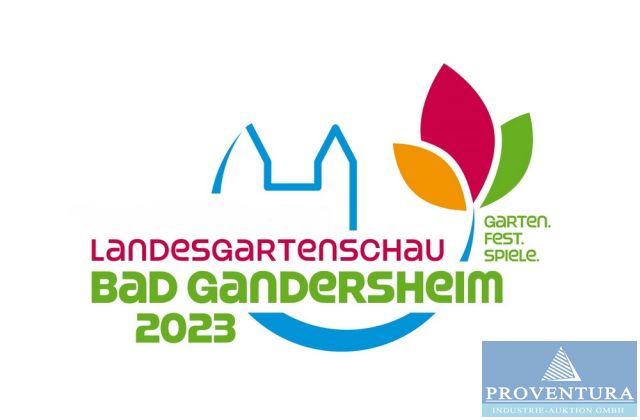 Insolvenzversteigerung Landesgartenschau Bad Gandersheim 2023: 170 Pos. Inventar, Gartenbänke, Tische, Möbel, EDV, Schließanlage, Bauzäune, 200 Gartenstühle, 100 Klappstühle, etc.