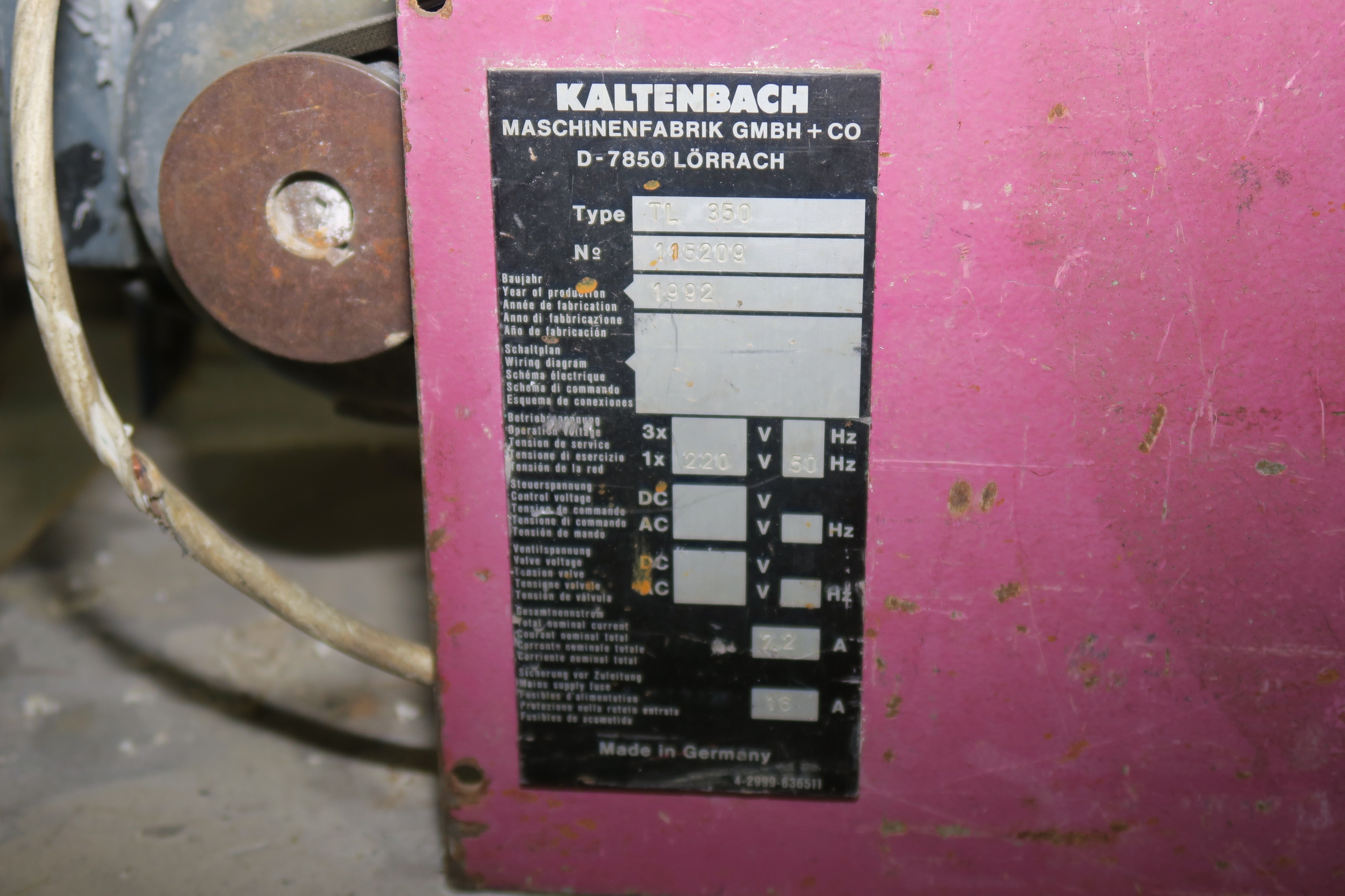 Unterflurkreissäge KALTENBACH TL 350