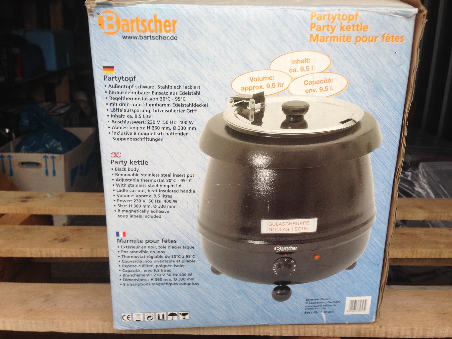 Partytopf BARTSCHER 9.5 l