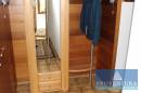 Garderobe vermutl. Buche mit Spiegelschrank