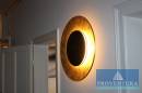 Designer-Wandleuchte FONTANAARTE Lunaire LED schwarz/ gold