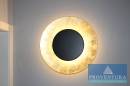 Designer-Wandleuchte FONTANAARTE Lunaire LED schwarz/ gold