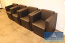 Ledersessel WALTER KNOLL Elton 406 schwarz