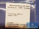 Umlaufmünzen DDR 10 Pfennig 1952A 1953A 1953E Zirkel vz-st