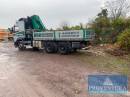 Lkw offener Kasten mit Ladekran VOLVO FM12 6x4, EZ 2005