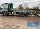 Lkw offener Kasten mit Ladekran VOLVO FM12 6x4, EZ 2005