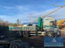 Lkw offener Kasten mit Ladekran VOLVO FM12 6x4, EZ 2005