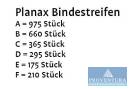 Klebestreifen Planax ca. 2.680 St.