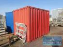 Seecontainer rot ca. 238bx250hx300t cm