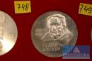 Silbermünze DDR 20 Mark Clara Zetkin 1982