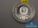 Silbermünze Bulgarien 5 Leva 1979 pp 100 Jahre Kommunikationssystem Silber .500 Rauhgewicht 20.5 gr