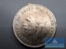 Silbermünze England 1 Crown 1935 25 Jahre George V ss Silber .500 28.31 gr