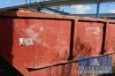 Absetzcontainer Absetzmulde Stahl orange 10m³