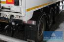 Lkw-Mulden-Kippaufleiger Unfall WIELTON NW-3