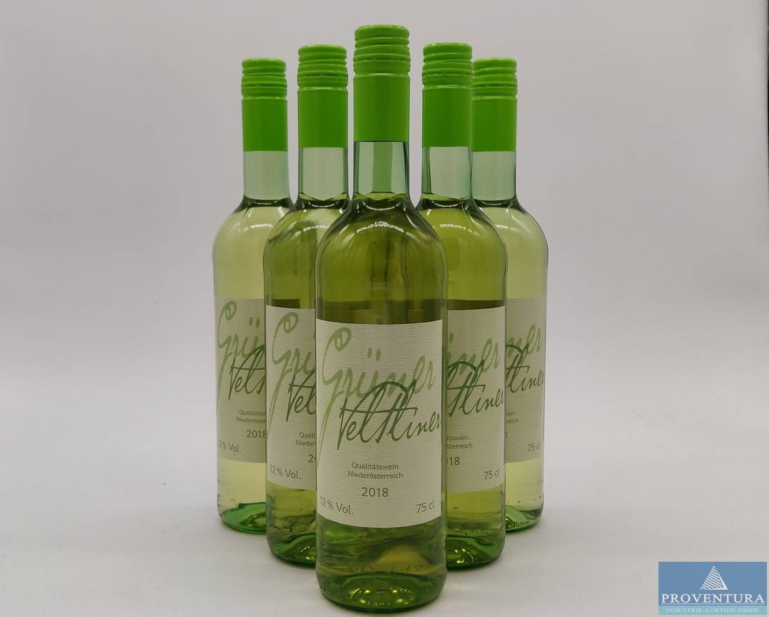 6 Flaschen Weißwein Veltliner Grüner