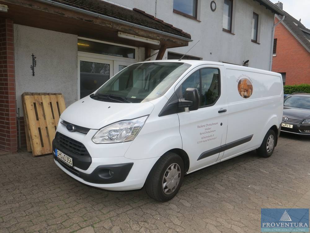 Aus Insolvenz: Ford Transit Custom 2.0 TDCi, EZ 2017, 78.000 km, Klimaanlage, Regalausbau