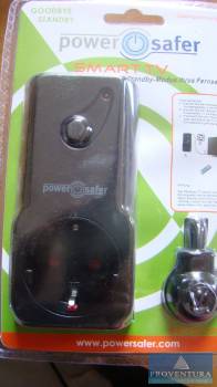 Powersafer Stromsparer TV Energiesparer Schwarz Standby