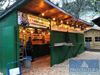 Weihnachtsmarkt-Verkaufshütte Holz