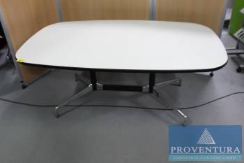 Schreibtisch VITRA Eames 574957 ca. 1.380x1.070x25 mm HPL weiss