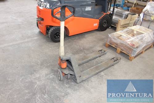 Gabelhubwagen grau/orange