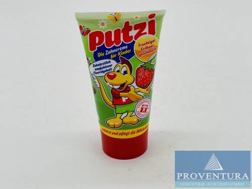 Kinderzahncreme PUTZI Erdbeer 50 ml ca. 12.000 St. verpackt in 12er Sets