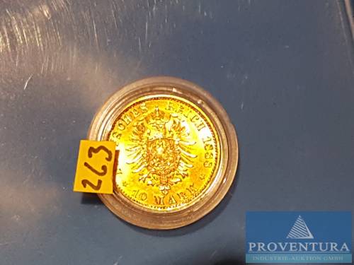 Goldmünze Preussen 10 Mark 1888A Friedrich III Gold .900 3,982 gr