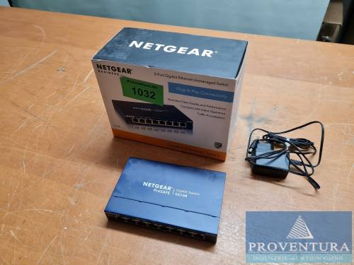 Switch NETGEAR GS108 8 Port Gigabitswitch