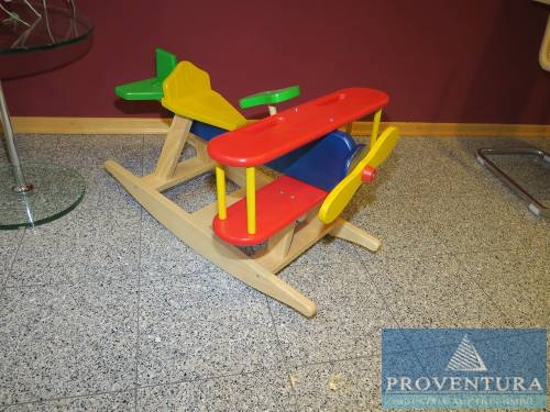 Kinder-Wippspielzeug Holz Flugzeug