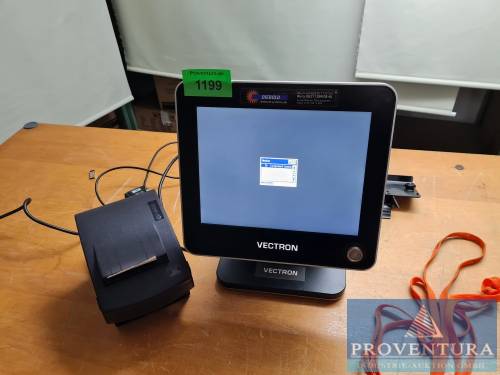 PC-System aus ehemaligen Kassenarbeitsplatz VECTRON Pos Touch 12 S/N 6210007624. Nicht zur Verwendung im Sinne des § 146 AO geeignet und/oder bestimmt