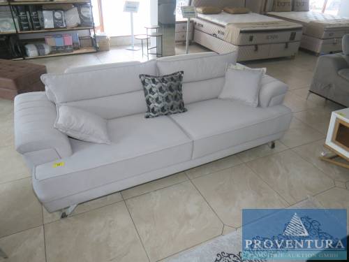 Sofa Modell MONACCO hell ca. 230x100t cm