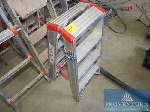 Alu-Stufenleiter WÜRTH 2x3 Stufen