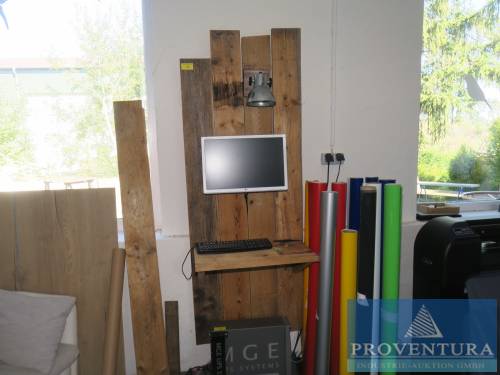 PC-Wandboard Holz ca. 80x200h cm