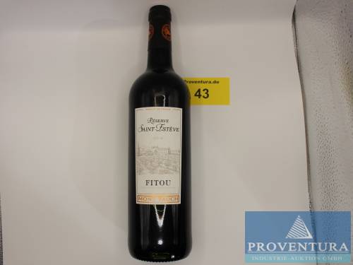 Rotwein Reserve Saint-Esteve 2018 Fitou Mont Tauch 75 cl 8 Flaschen