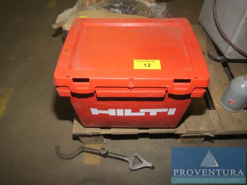 Kunststoffkiste HILTI rot ca. 40x30x30h cm