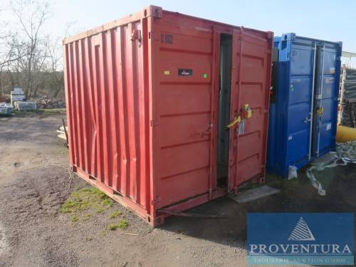 Seecontainer rot ca. 238bx250hx300t cm