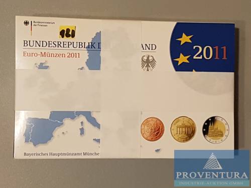 Euro-KMS Bundesrepublik Deutschland 2011 ADFGJ pp Nordrhein-Westfalen