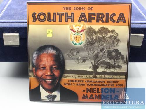 KMS Südafrika 2000 1 ct - 5 Rand Nelson Mandela