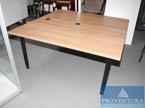 Tisch OKA DeskLine 1 R60 ca. 160x160 cm Kirschbaumdekor Romana