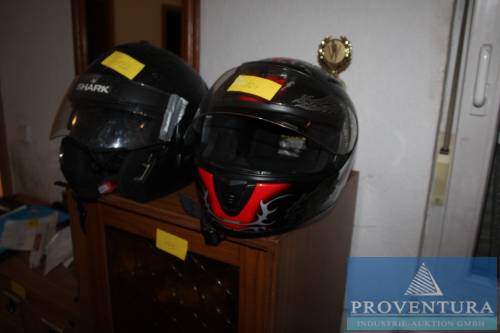 Motorrad – Sturzhelm schwarz FIBER TEC [1]