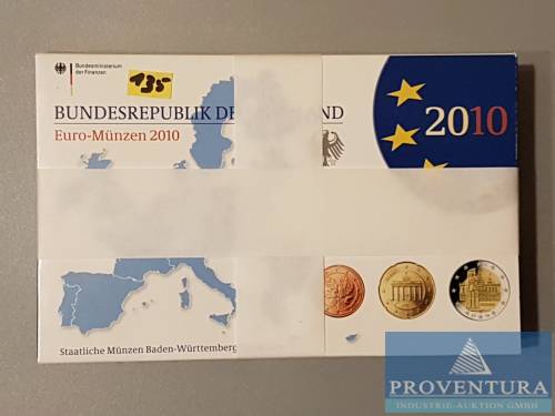 Euro-KMS Bundesrepublik Deutschland 2010 ADFGJ pp Bremen