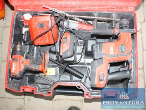 Akku-Maschinen-Satz HILTI mit Bohrhammer TE 6-A22