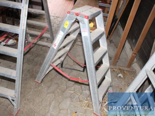 Alu-Stufen-/Stehleiter WÜRTH 0962931505 2x5 Stufen