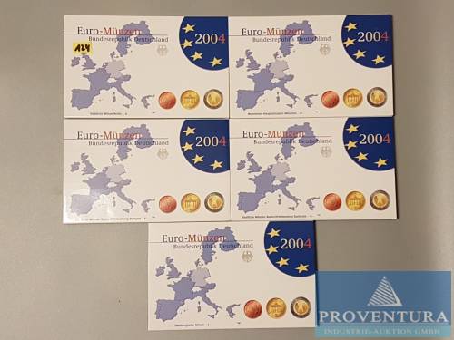 Euro-KMS Bundesrepublik Deutschland 2004 ADFGJ pp