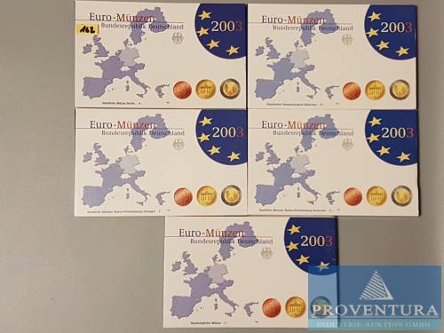 Euro-KMS Bundesrepublik Deutschland 2003 ADFGJ pp